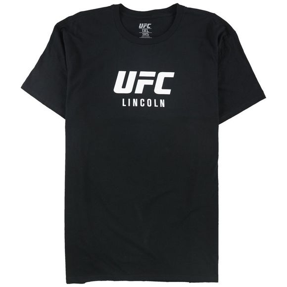 UFC Mens Lincoln Aug 25th Graphic T-Shirt black M, Black, DM - Picture 1 of 1